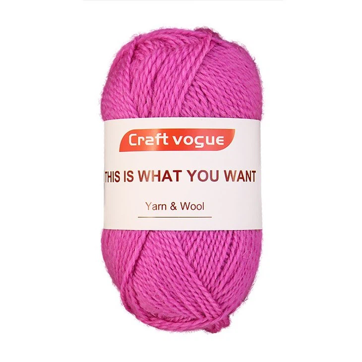 red aran wool 400g